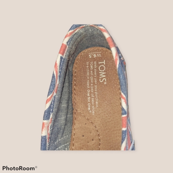 Tom's slip ons in rare Union Jack textile - Picture 7 of 10